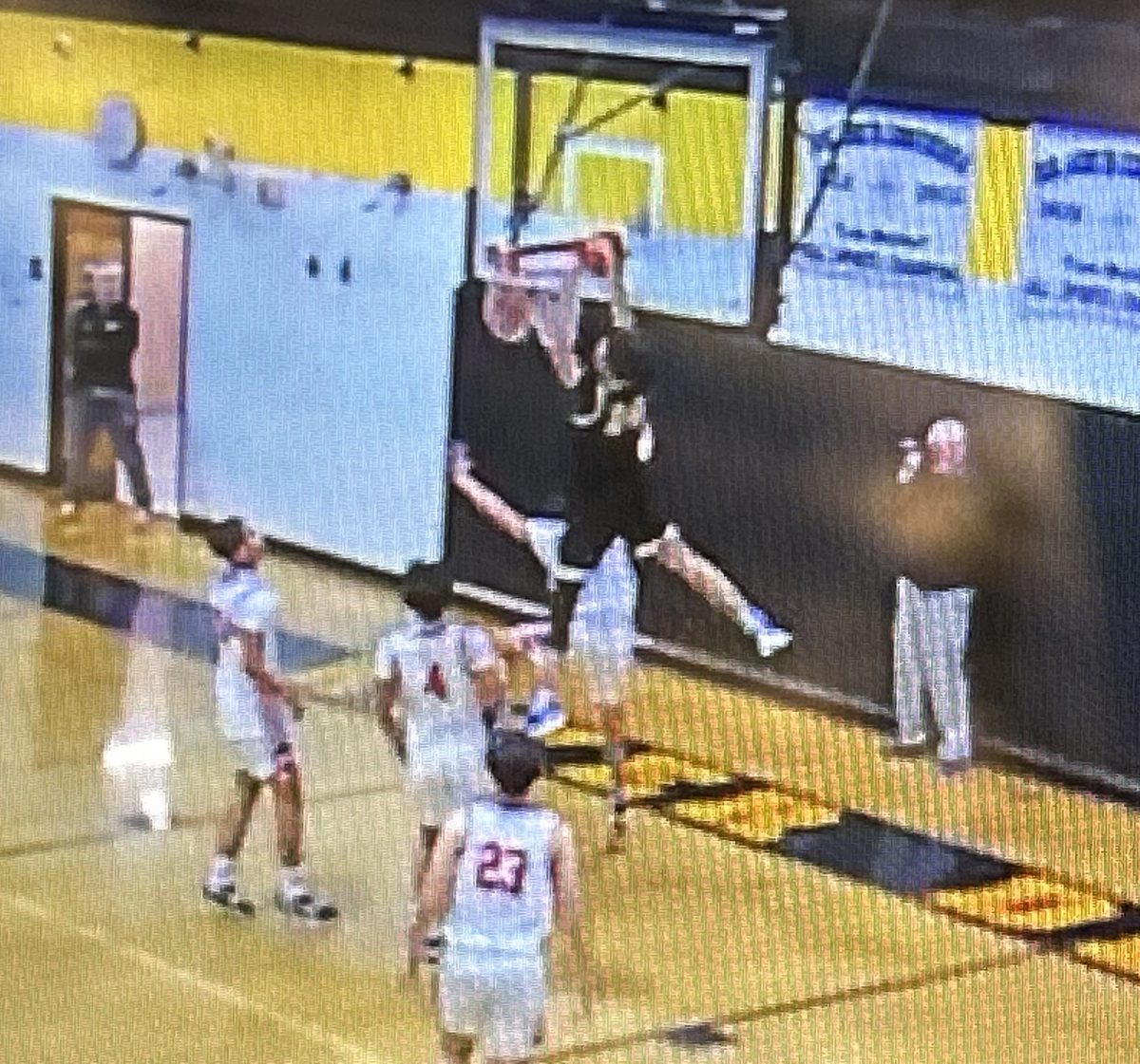Sean Golden dunks over an opponent helping seal the overtime win.