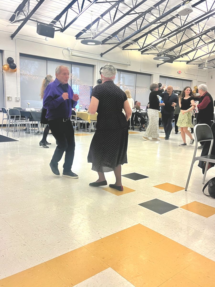 Senior citizens getting their boogie on!