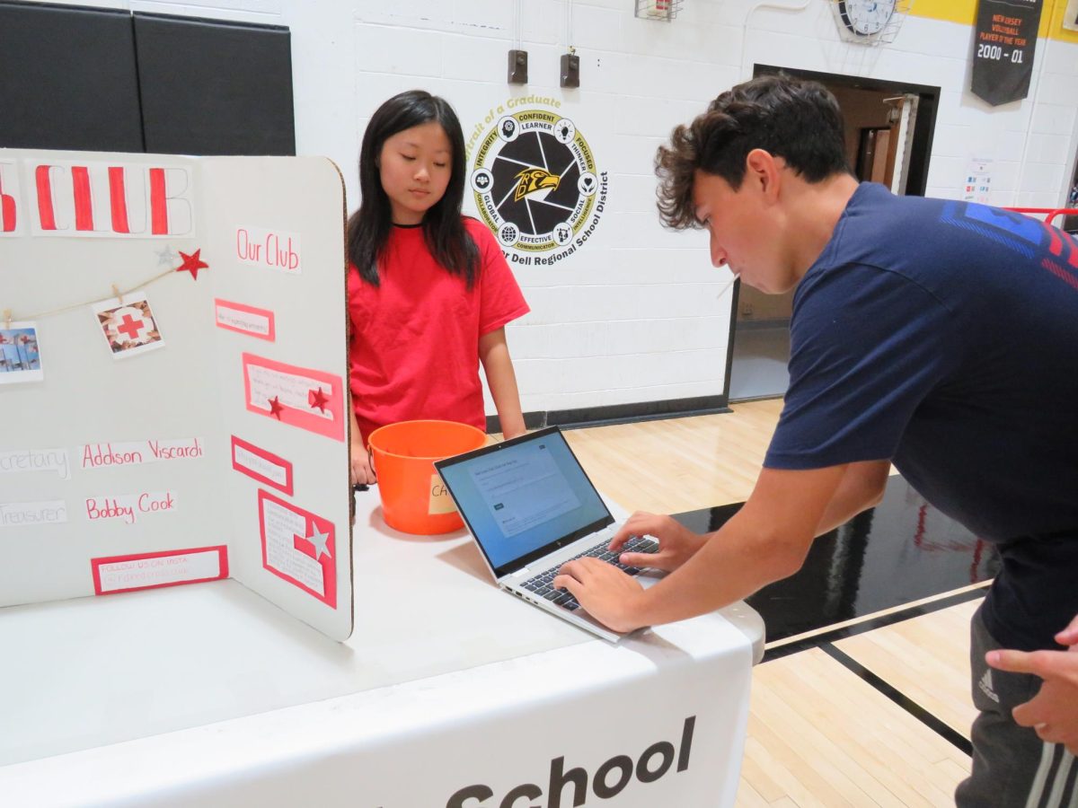 The Red Cross Club was one of the more popular clubs at this year's Club Fair.