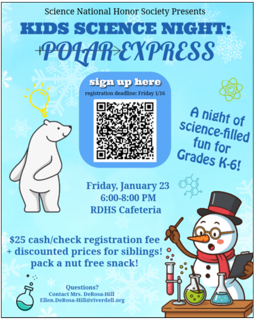 Science Honor Society's Next Event is Too Cool for School